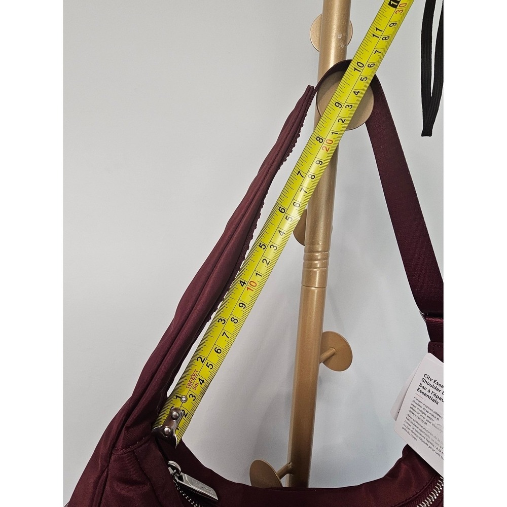 lululemon athletica City Essentials Shoulder Bag 4L Burgundy Shoulder Bag - Picture 11 of 16